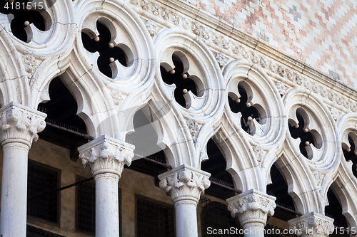 Image of Venice, Italy - Columns perspective