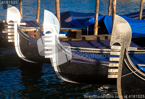 Image of Venice, Gondolas detail