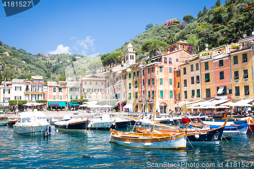 Image of Portofino, Italy - Summer 2016 - view from the sea