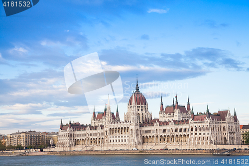 Image of Budapest parliament view