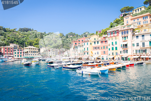 Image of Portofino, Italy - Summer 2016 - view from the sea