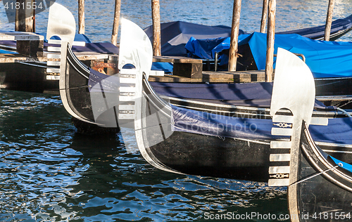 Image of Venice, Gondolas detail