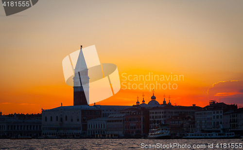 Image of Sunset in Venice, Italy