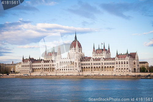 Image of Budapest parliament view