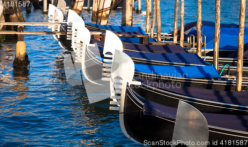 Image of Venice, Gondolas detail