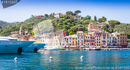 Image of Portofino, Italy - Summer 2016 - view from the sea