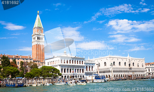 Image of VENICE, ITALY - JUNE 27, 2016: San Marco area full of turists