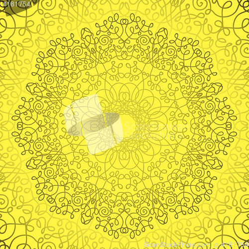 Image of Circle lace ornament,