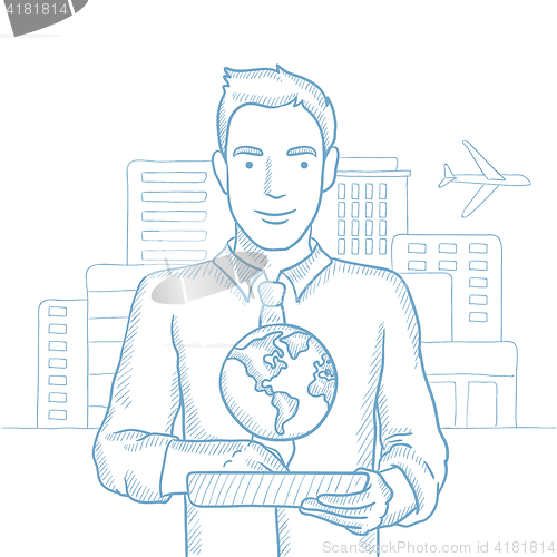 Image of International technology communication.