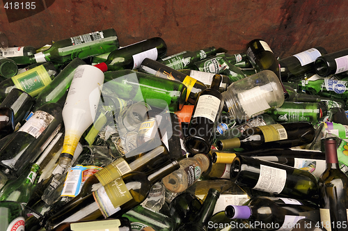 Image of Recycle Center-Glass bottles