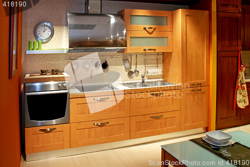 Image of Apartment kitchen wide