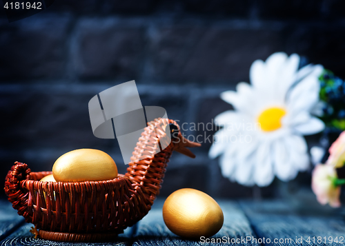 Image of easter eggs