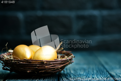 Image of easter eggs