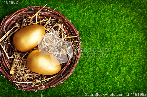 Image of easter eggs