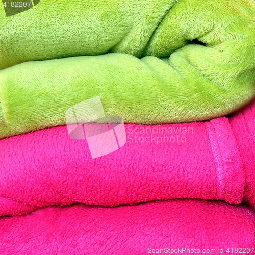 Image of colorful towels detail