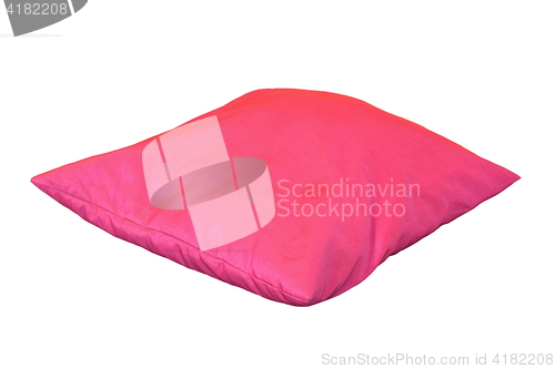 Image of pink isolated pillow