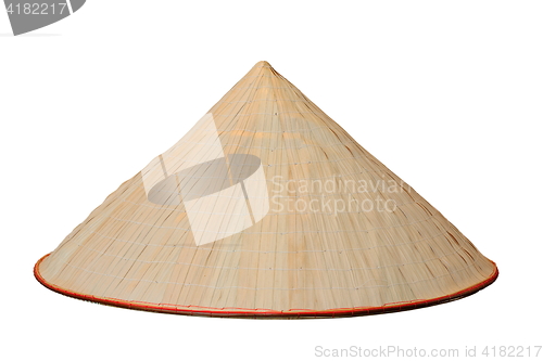 Image of chinese conical isolated hat