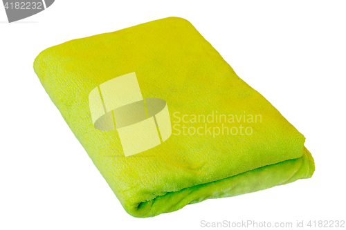 Image of green folded towel