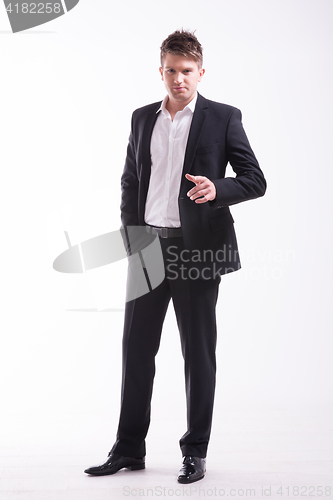 Image of Full body shot of an young handsome man