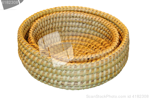 Image of trellis small baskets over white