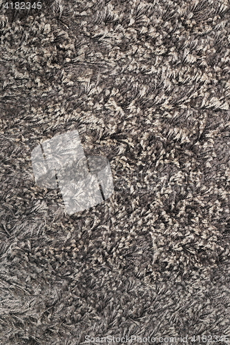 Image of brown texture of fluffy carpet