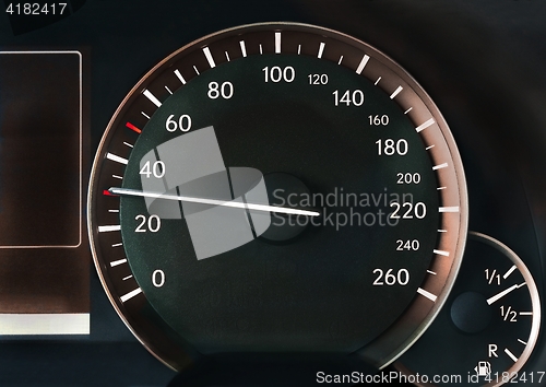 Image of Speedometer of a car