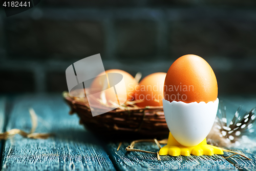 Image of easter eggs