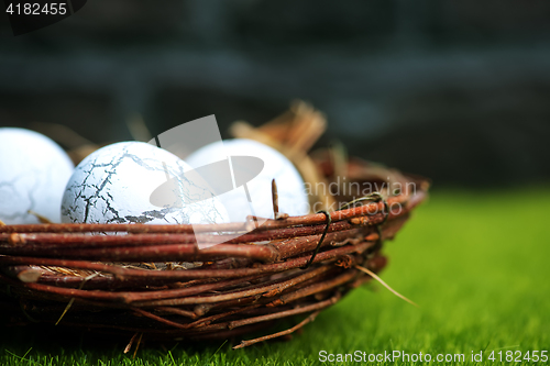 Image of easter eggs