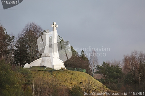 Image of Crosses on a hill