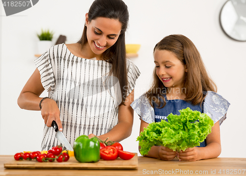 Image of Having fun in the kitchen