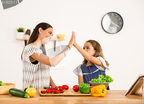 Image of Having fun in the kitchen