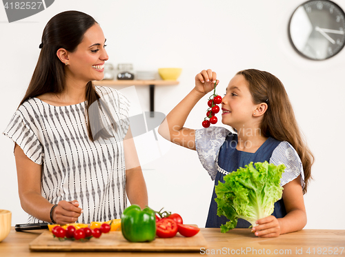 Image of Having fun in the kitchen