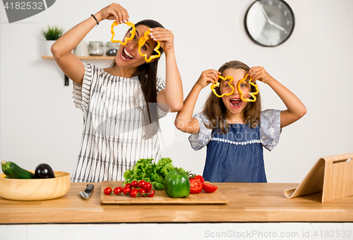 Image of Having fun in the kitchen