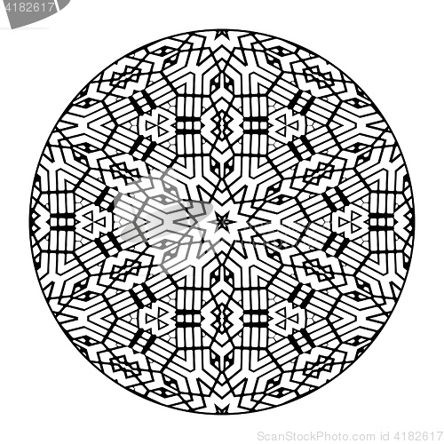 Image of Mandala Black and White