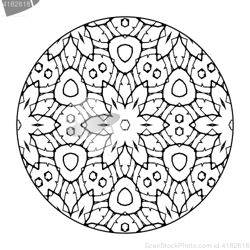 Image of Mandala Black and White