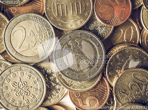 Image of Vintage Euro coin