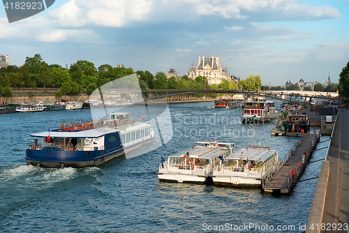 Image of Boats on Seine