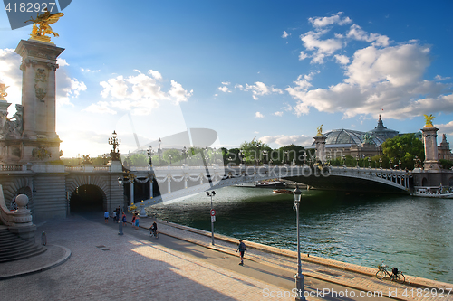 Image of View on pont Alexadre III