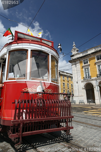 Image of EUROPE PORTUGAL LISBON TRANSPORT FUNICULAR TRAIN