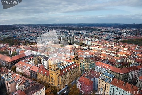 Image of Prague viewed from above