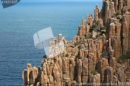 Image of Rugged coastline cliffs