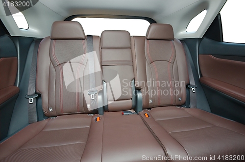 Image of Car Interior Backseats