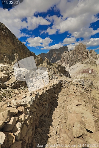 Image of Dolomites mountain landscape