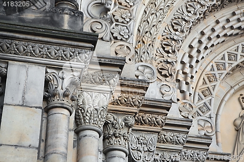 Image of Decorated Church Columns