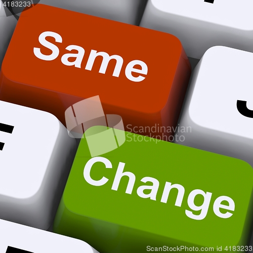 Image of Change Same Keys Show Decision And Improvement