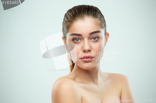 Image of Beautiful Girl face. Perfect skin