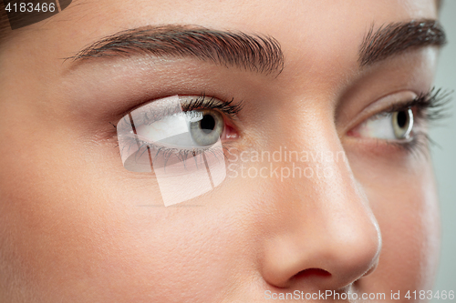 Image of Beautiful Girl face. Perfect skin