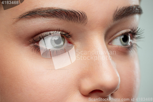 Image of Beautiful Girl face. Perfect skin