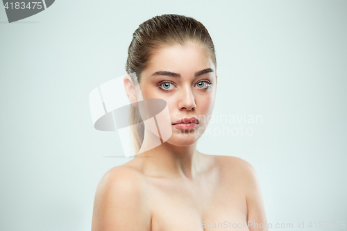 Image of Beautiful Girl face. Perfect skin