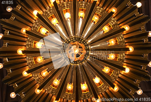 Image of Lamp of the church of Kiruna, Lapland, Sweden